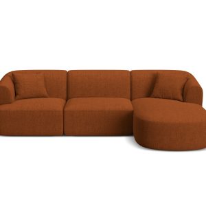 Cosmopolitan Design Modulaire hoekbank rechts Campi 4-zits, structurel Cosmopolitan Design Modulaire hoekbank rechts Campi 4-zits, structurel