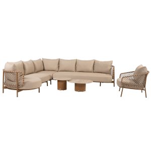 4 Seasons loungeset Martinique 6-delig – amber 4 Seasons loungeset Martinique 6-delig – amber
