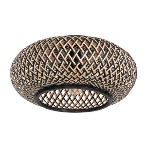 Anne Light & home plafondlamp Maze – 1 lichts – 42x 22 cm – beige zwar Anne Light & home plafondlamp Maze – 1 lichts – 42x 22 cm – beige zwar