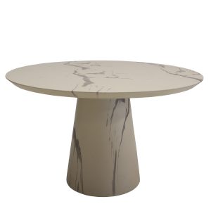 DÉJA Living Tuintafel Flen – Marmerlook – Rond – 120x120x76cm DÉJA Living Tuintafel Flen – Marmerlook – Rond – 120x120x76cm