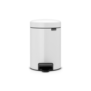 Brabantia NewIcon Pedaalemmer, 3 liter, kunststof binnenemmer – White