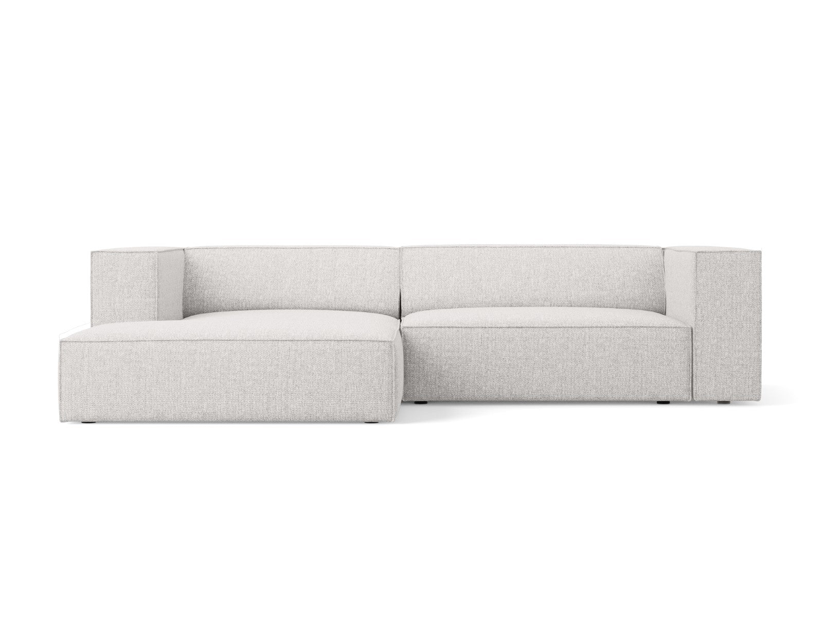 Cosmopolitan Design linker hoekbank Arendal 3-zits, chenille, lichtgri