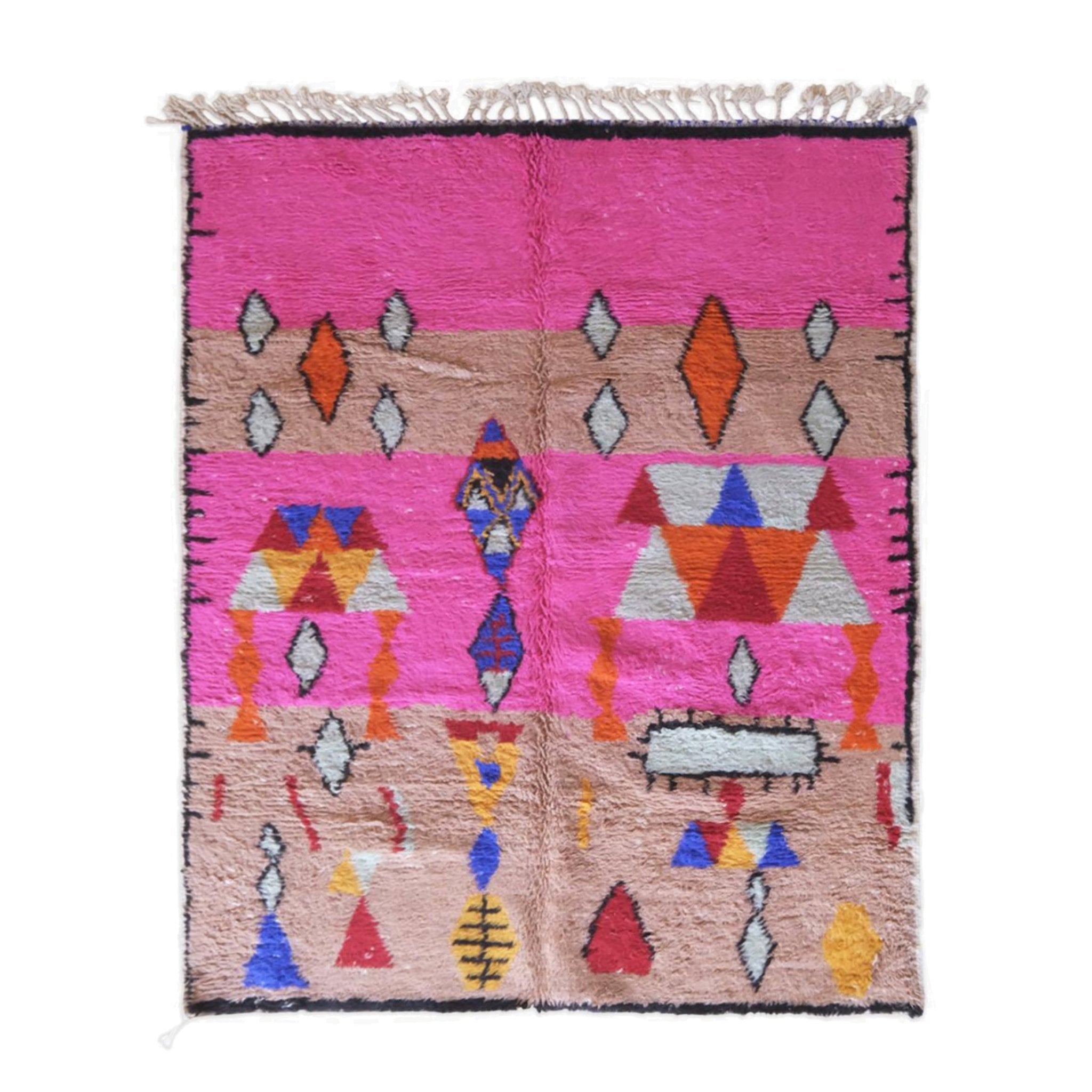AFK Living vloerkleed Berber - handgemaakt - Wol - 191 x 235 cm