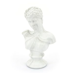 FurniLux Decoratie item Adam Marmer Wit – 16x10x25cm