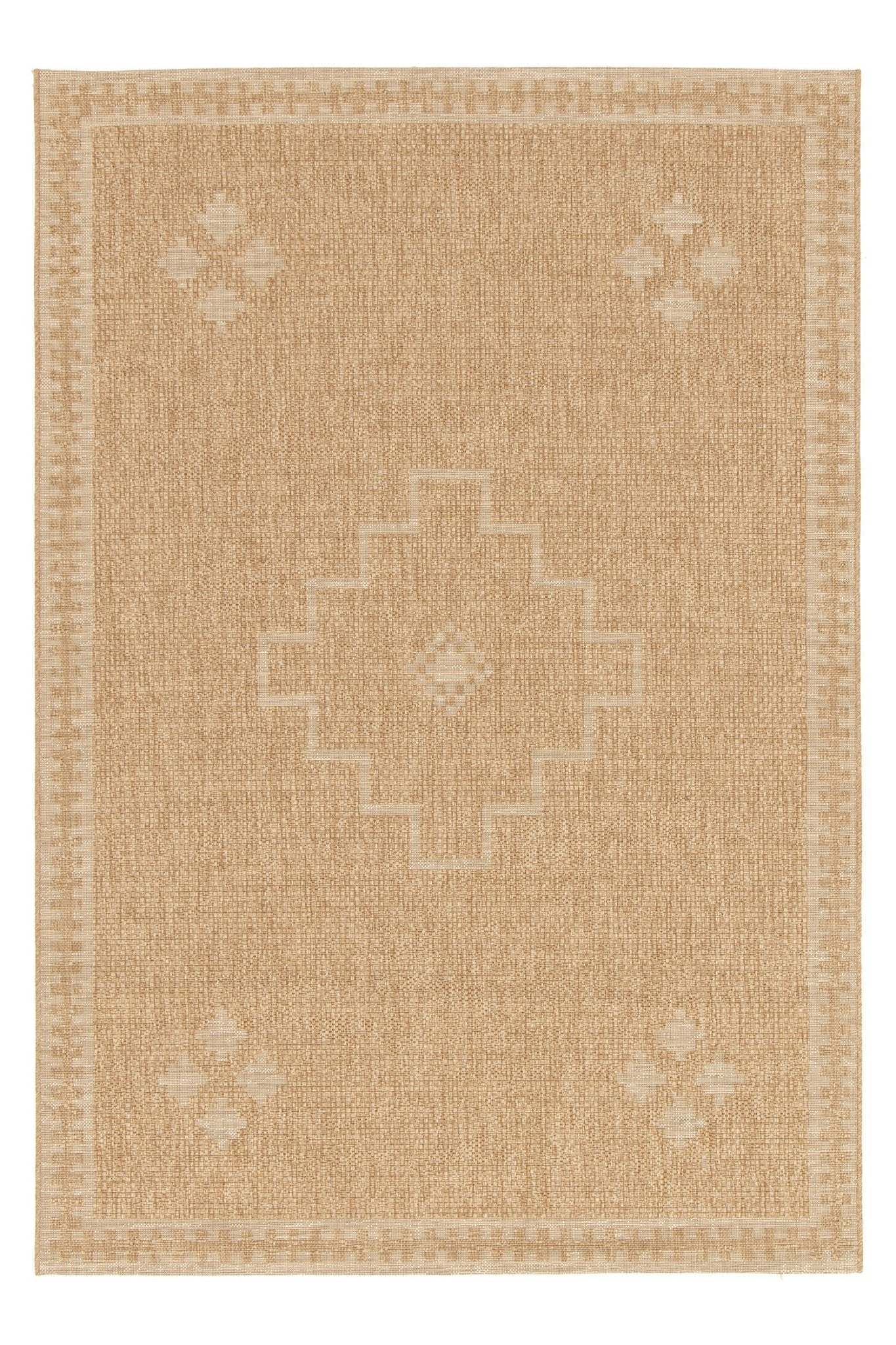 AFK Living vloerkleed Arid - voor binnen en buiten - beige - 120 x 170