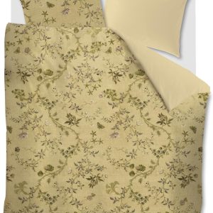 Beddinghouse dekbedovertrek Charlotte – 200×200/220 cm – olijfgroen Beddinghouse dekbedovertrek Charlotte – 200×200/220 cm – olijfgroen