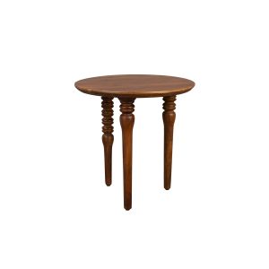 Dutchbone Cove Bijzettafel Rond 50 cm Mangohout – Bruin