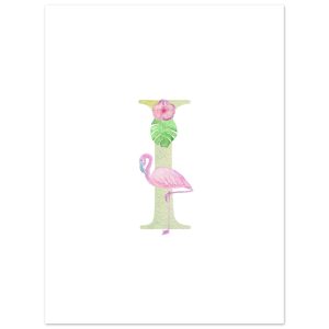 Artfulprints Poster Letter I kindernaam – 30×40 cm – Meerkleurig