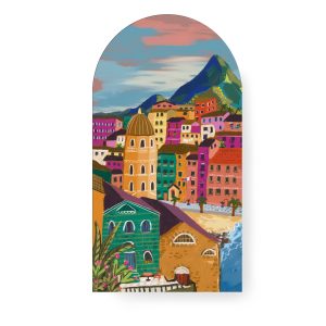 Art for the Home Canvas – Kleuren aan de Italiaanse Kust – 100×54 Art for the Home Canvas – Kleuren aan de Italiaanse Kust – 100×54