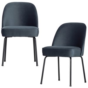 WOOOD eetkamerstoelen Vogue- Fluweel – Teal – Set van 2