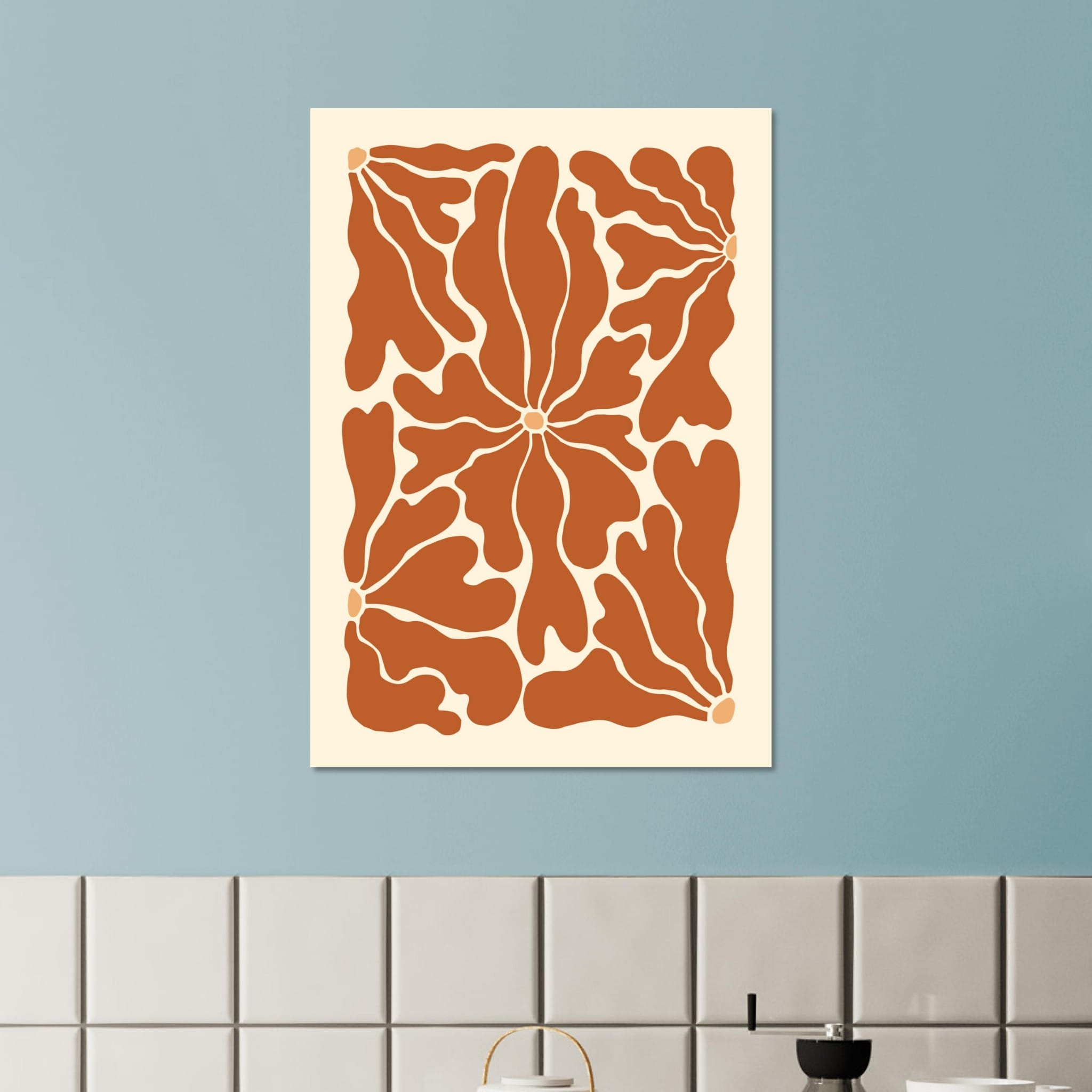 Artfulprints Boho - Ibiza flowers poster 70x100 cm
