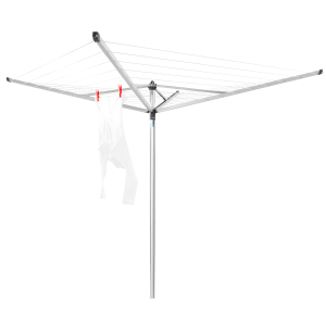 Brabantia Droogmolen Topspinner, 40 meter met metalen grondanker, door Brabantia Droogmolen Topspinner, 40 meter met metalen grondanker, door