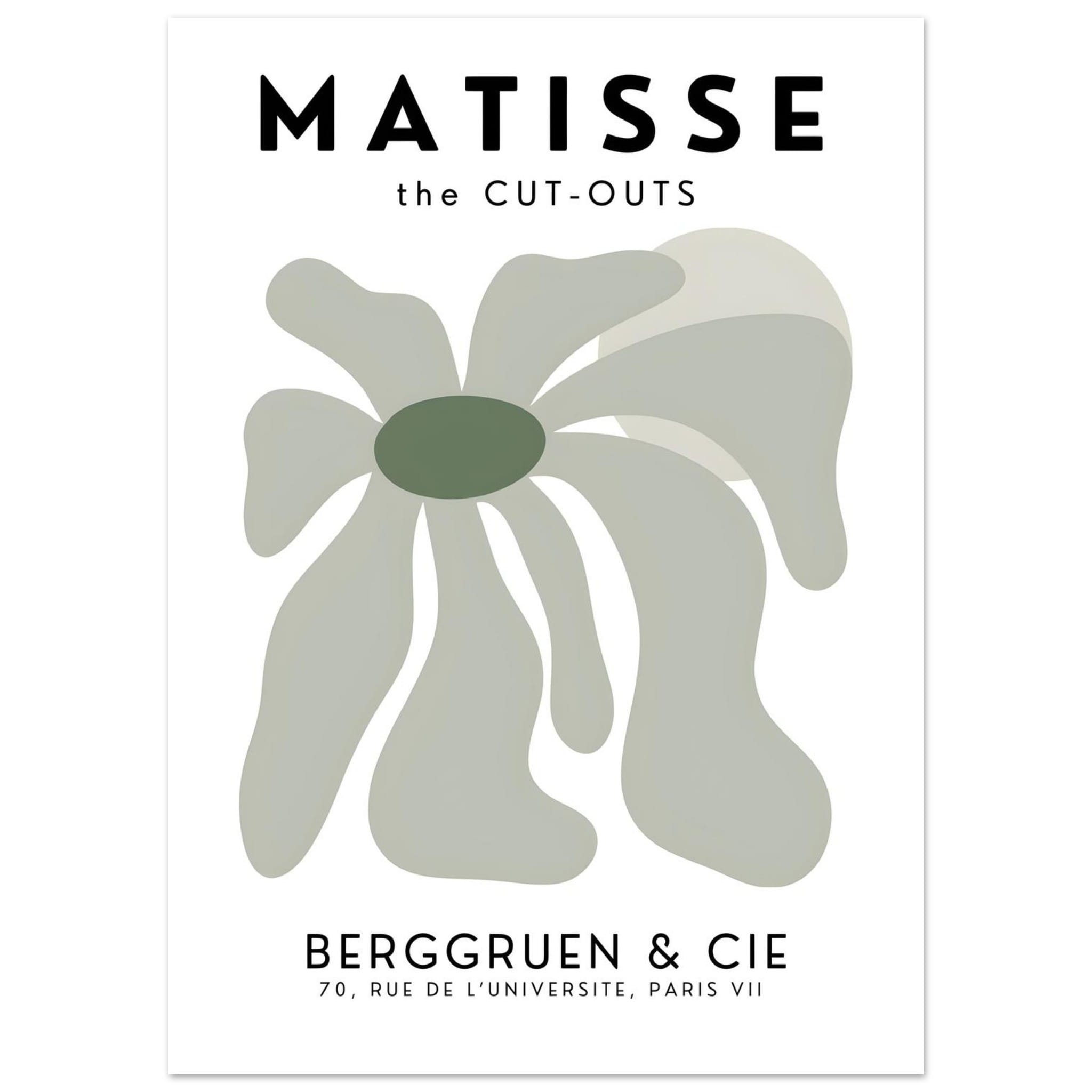 Artfulprints Poster Matisse – Floral dream - 50x70 cm - Grijs