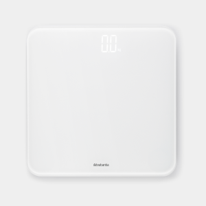Brabantia ReNew Digitale personenweegschaal, op batterijen – White Brabantia ReNew Digitale personenweegschaal, op batterijen – White