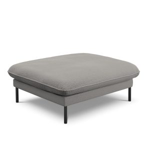 Cosmopolitan Design Poef Vienna boucle, grijs – 73x93x43cm Cosmopolitan Design Poef Vienna boucle, grijs – 73x93x43cm