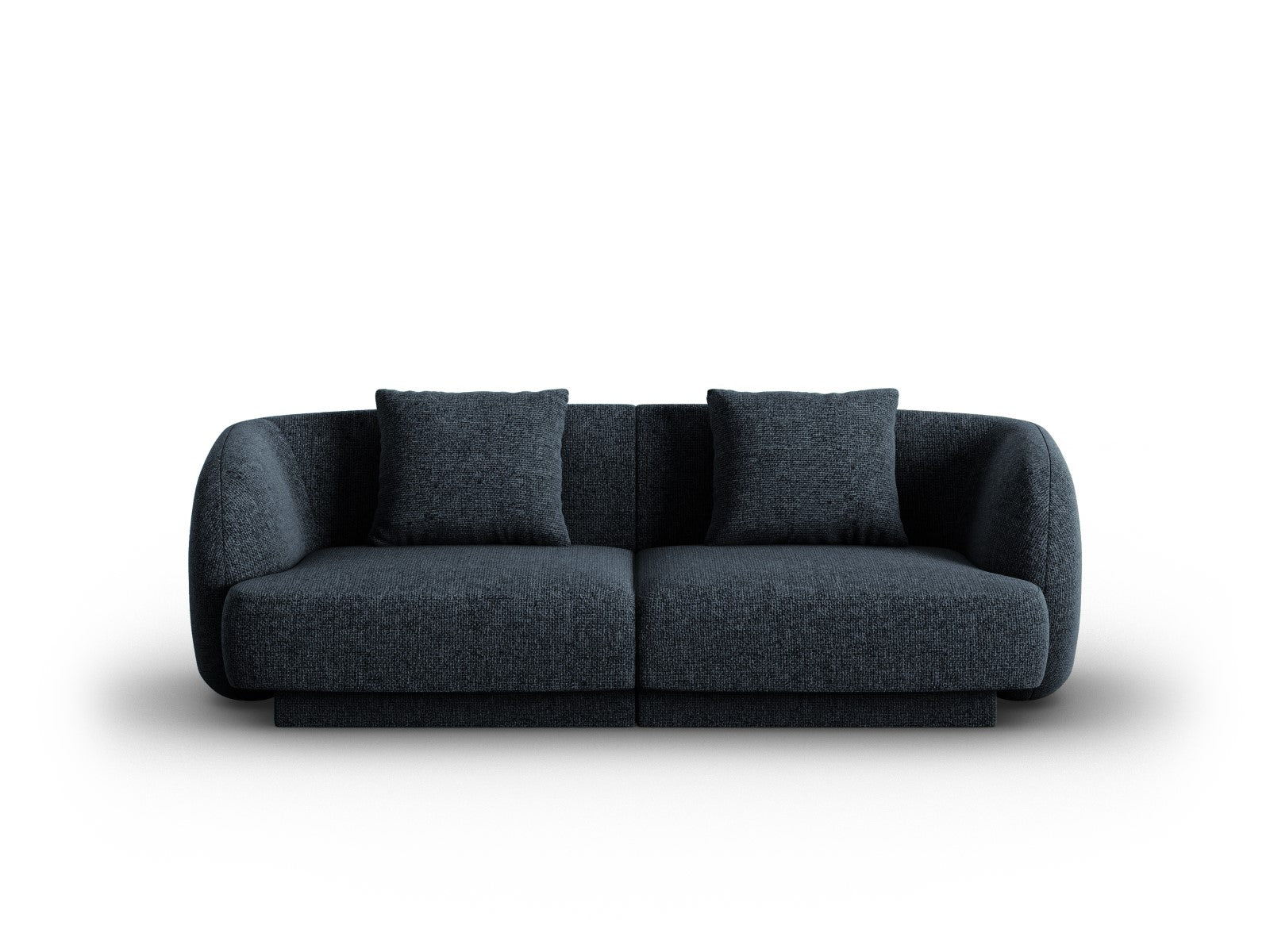 Cosmopolitan Design Bank Tulum 2-zits, chenille, koningsblauw - 90x180