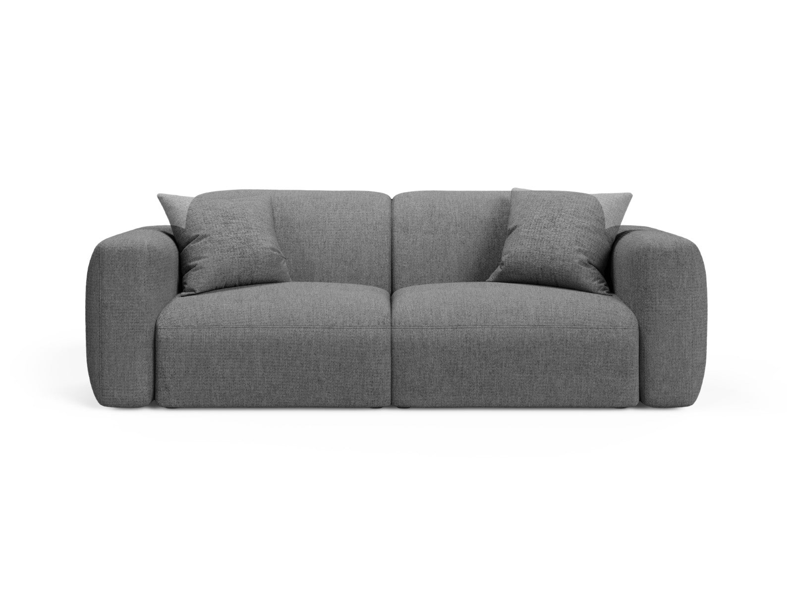 Cosmopolitan Design Modulaire bank Strino 3-zits, structurele stof gri
