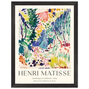 Artfulprints Poster met Lijst Matisse – Landscape of Collioure 1905 – Artfulprints Poster met Lijst Matisse – Landscape of Collioure 1905 –