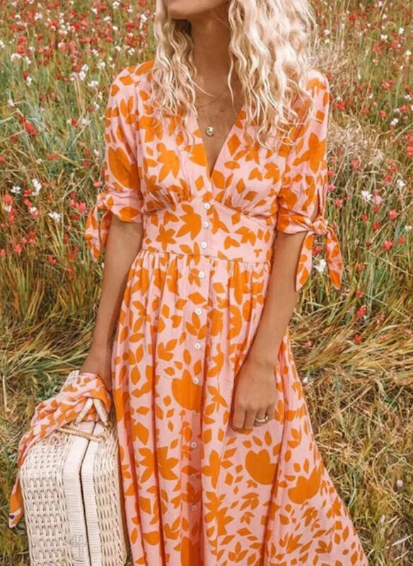 Zomerjurkje met bloemenprint – Mirjam