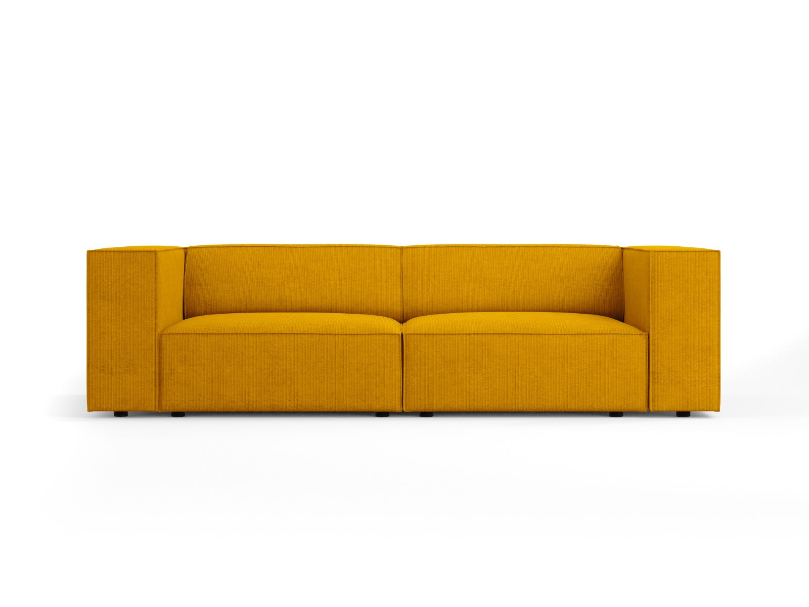 Cosmopolitan Design Bank Arendal 3-zits, chenille met ribbeleffect, mo