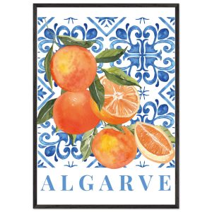 Artfulprints Poster met Lijst Fruits – Orange tree in Seville – 70×100 Artfulprints Poster met Lijst Fruits – Orange tree in Seville – 70×100