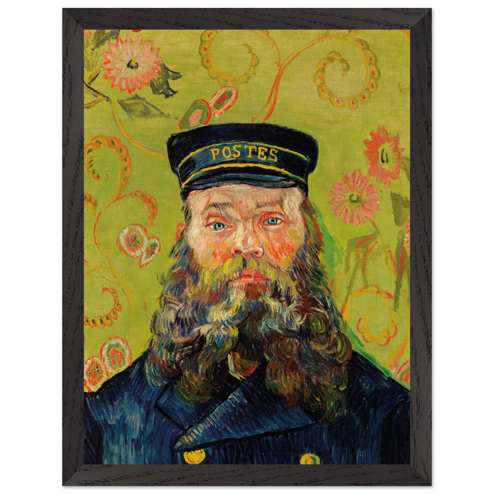 Artfulprints Poster met Lijst Vincent van Gogh - The Postman - 30x40 c