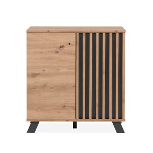 Calicosy – LUBLIN Dressoir 2 deuren – Licht hout – 40x80x85 cm