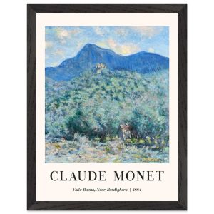 Artfulprints Poster met Lijst Claude Monet – Valle Buona, near Bordigh Artfulprints Poster met Lijst Claude Monet – Valle Buona, near Bordigh