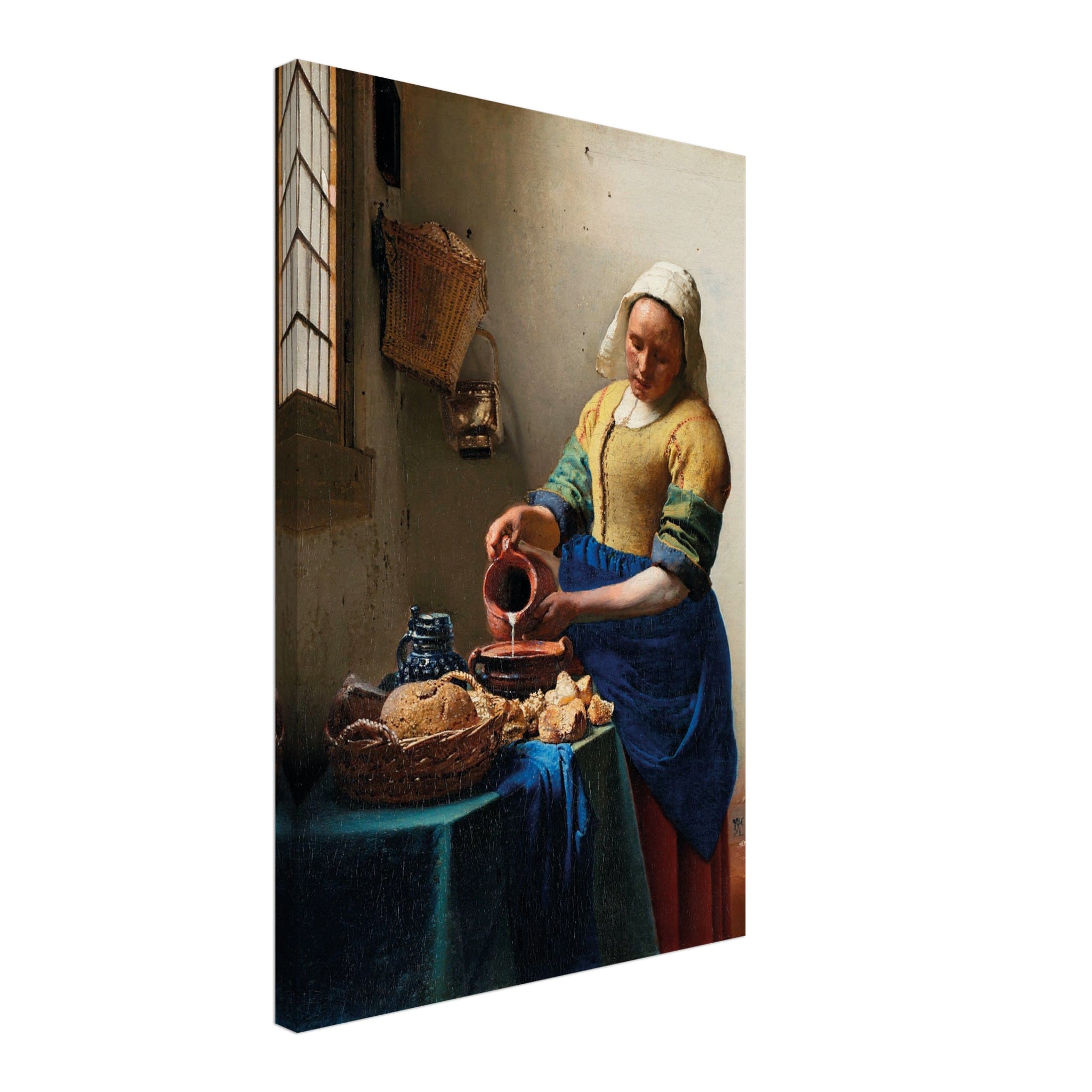 Artfulprints Canvas Johannes Vermeer – Meisje met de parel canvas - 80