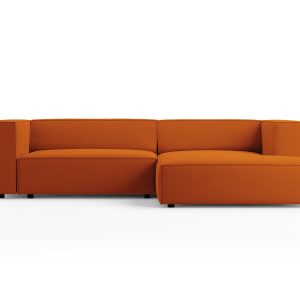 Cosmopolitan Design rechter hoekbank Arendal 3-zits, flueel, terracott Cosmopolitan Design rechter hoekbank Arendal 3-zits, flueel, terracott