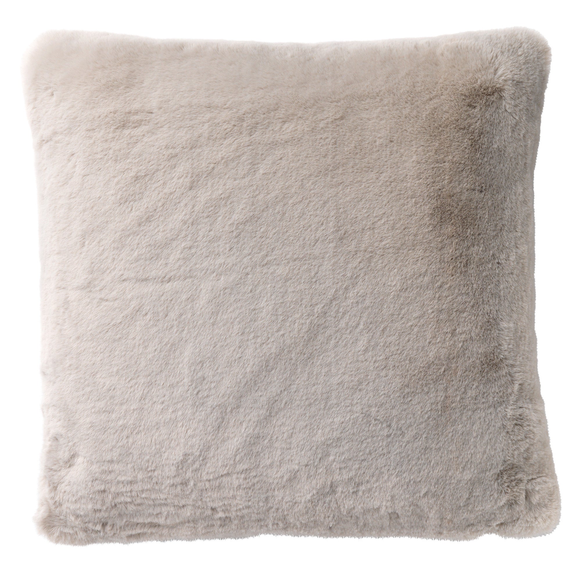 ZAYA - Kussenhoes 45x45 cm - bontlook - effen kleur - Micro Chip - gri