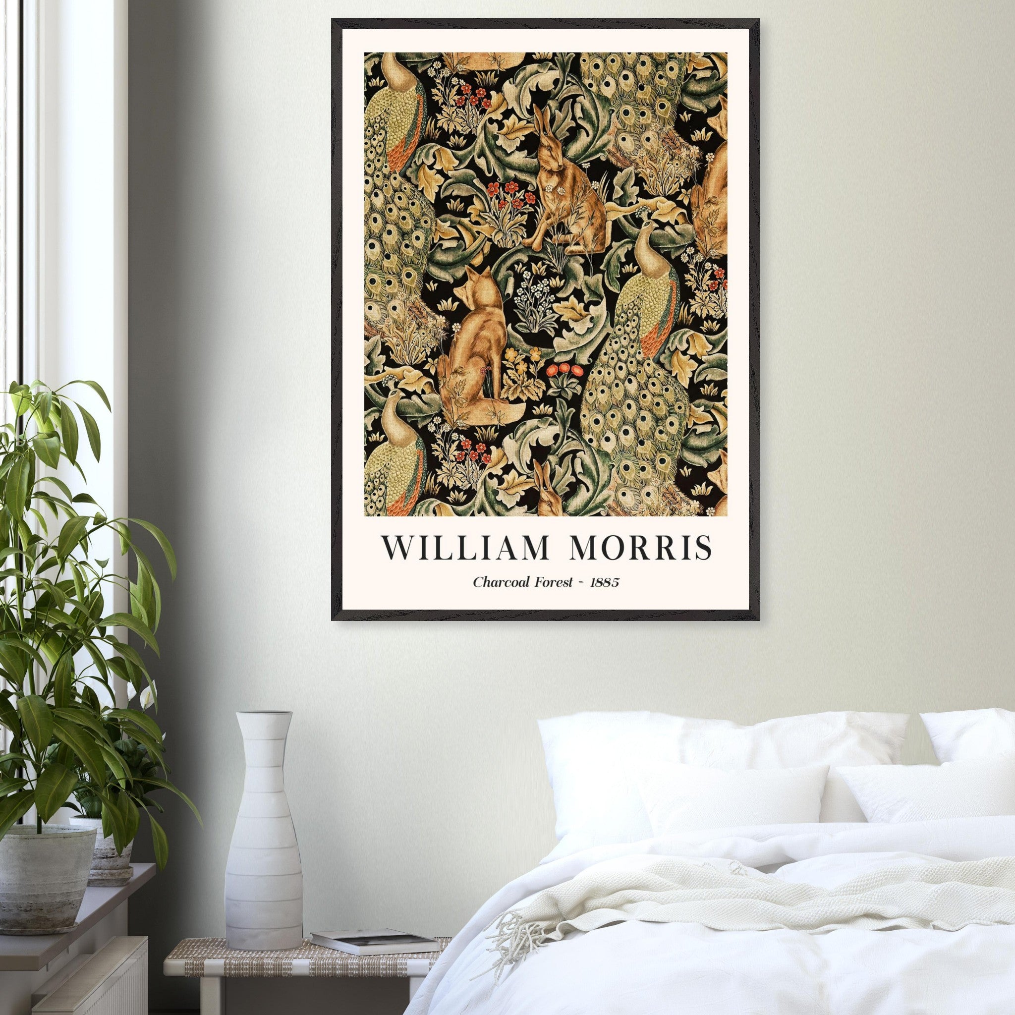 Artfulprints Poster William Morris - Charcoal forrest - 70x100 cm - Do