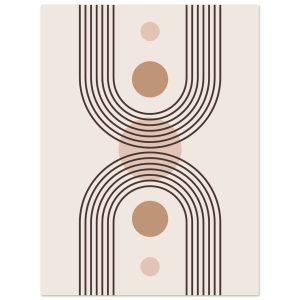 Artfulprints Poster Boho – Central calm – 30×40 cm – Grijs Artfulprints Poster Boho – Central calm – 30×40 cm – Grijs