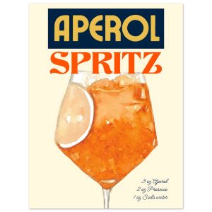 Artfulprints Poster Aperol Spritz – Original – 30×40 cm – Oranje Artfulprints Poster Aperol Spritz – Original – 30×40 cm – Oranje