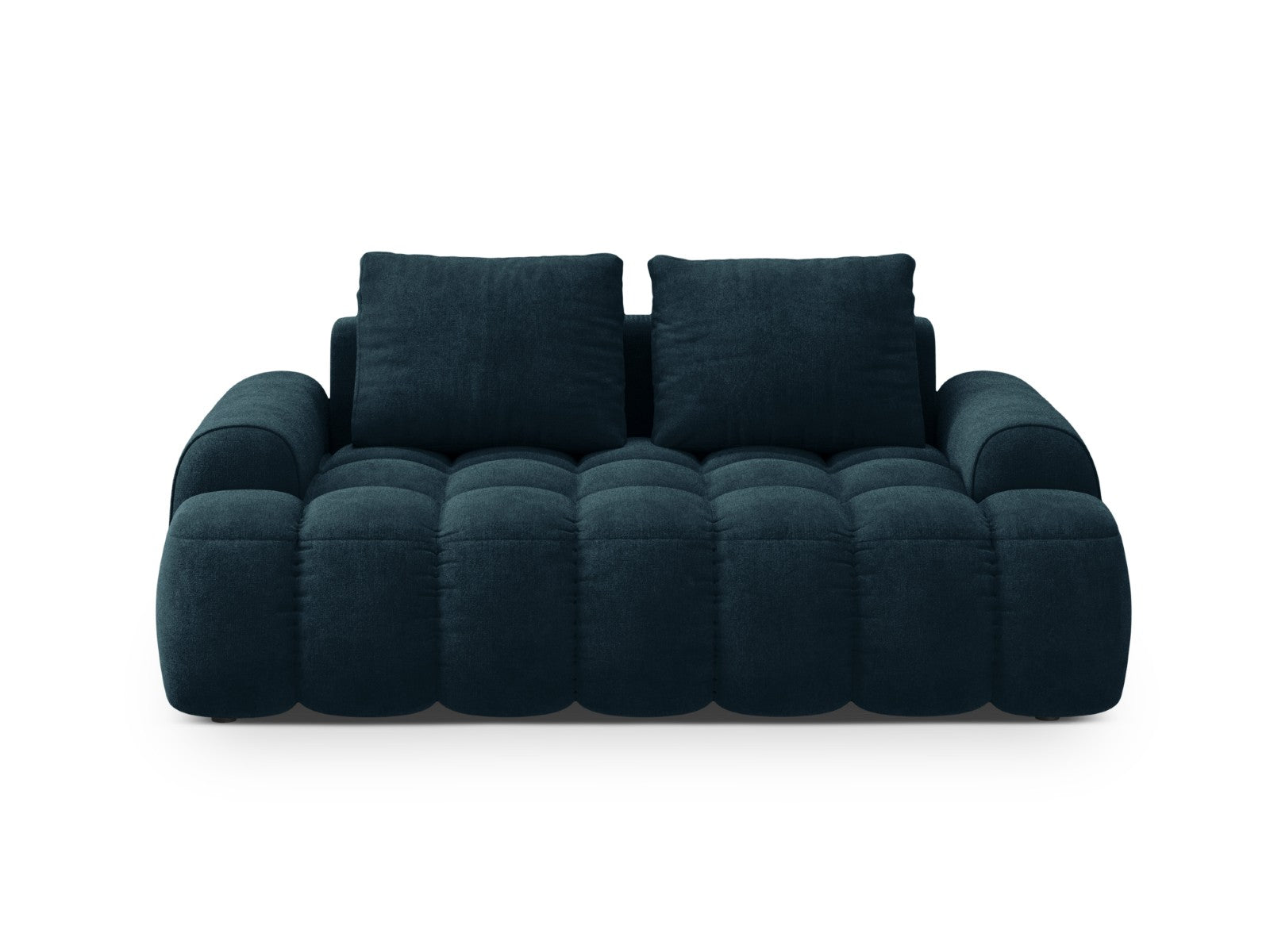 Cosmopolitan Design Bank Linz 2-zits, flueel diepe olie - 100x175x84cm