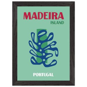 Artfulprints Poster met Lijst Portugal – Madeira – A4 21×29.7 cm – Gro Artfulprints Poster met Lijst Portugal – Madeira – A4 21×29.7 cm – Gro