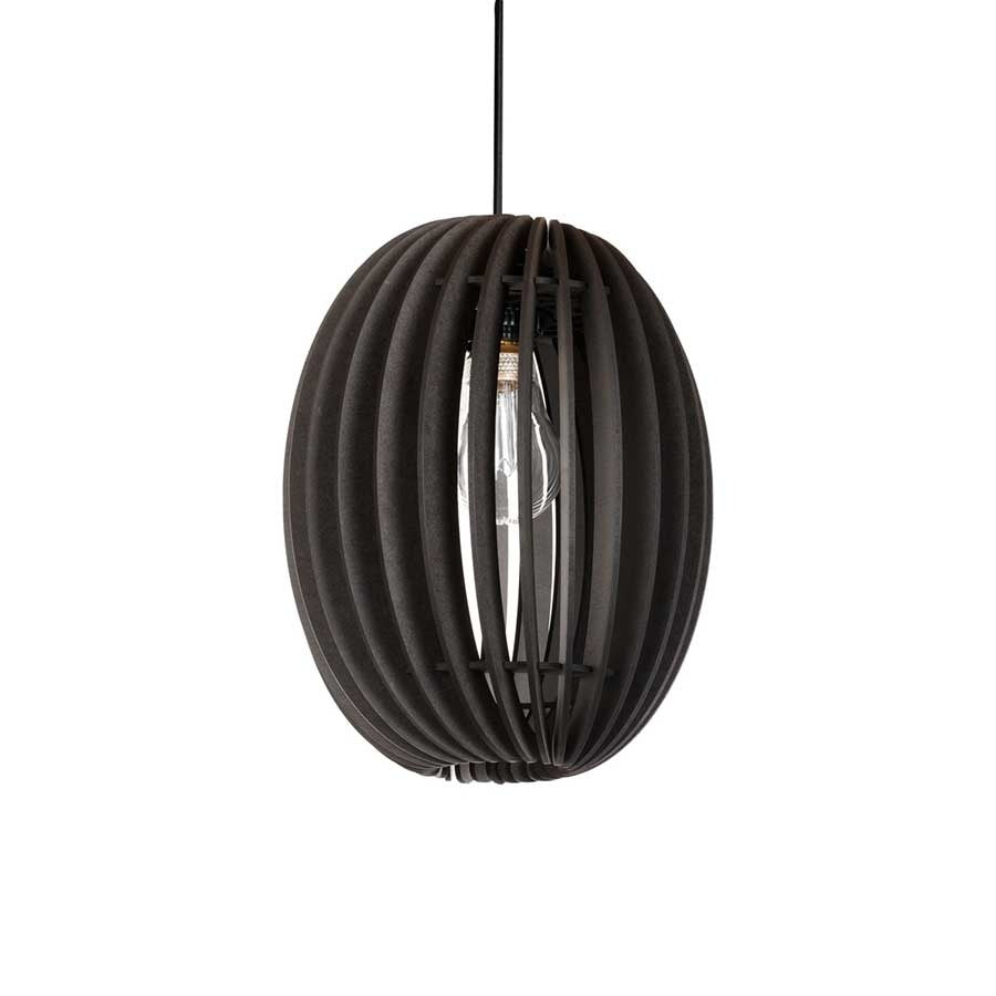 Blij Design hanglamp Swan - 1 lichts - 21 x 135 cm - zwart