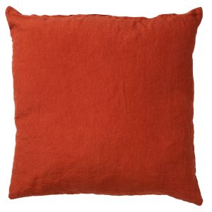 LINN – Sierkussen 45×45 cm – 100% linnen – effen kleur – Potters Clay LINN – Sierkussen 45×45 cm – 100% linnen – effen kleur – Potters Clay