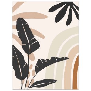 Artfulprints Poster Boho – Jungle motion – 30×40 cm – beige Artfulprints Poster Boho – Jungle motion – 30×40 cm – beige
