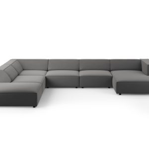 Cosmopolitan Design Panoramische hoekbank links Arendal 7-zits, flueel Cosmopolitan Design Panoramische hoekbank links Arendal 7-zits, flueel