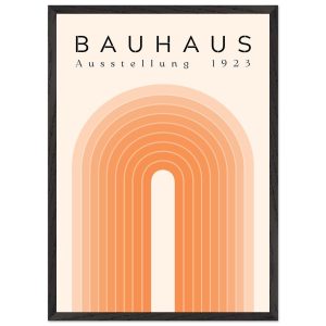 Artfulprints Poster met Lijst Bauhaus – Orange rainbow – 50×70 cm – Or Artfulprints Poster met Lijst Bauhaus – Orange rainbow – 50×70 cm – Or