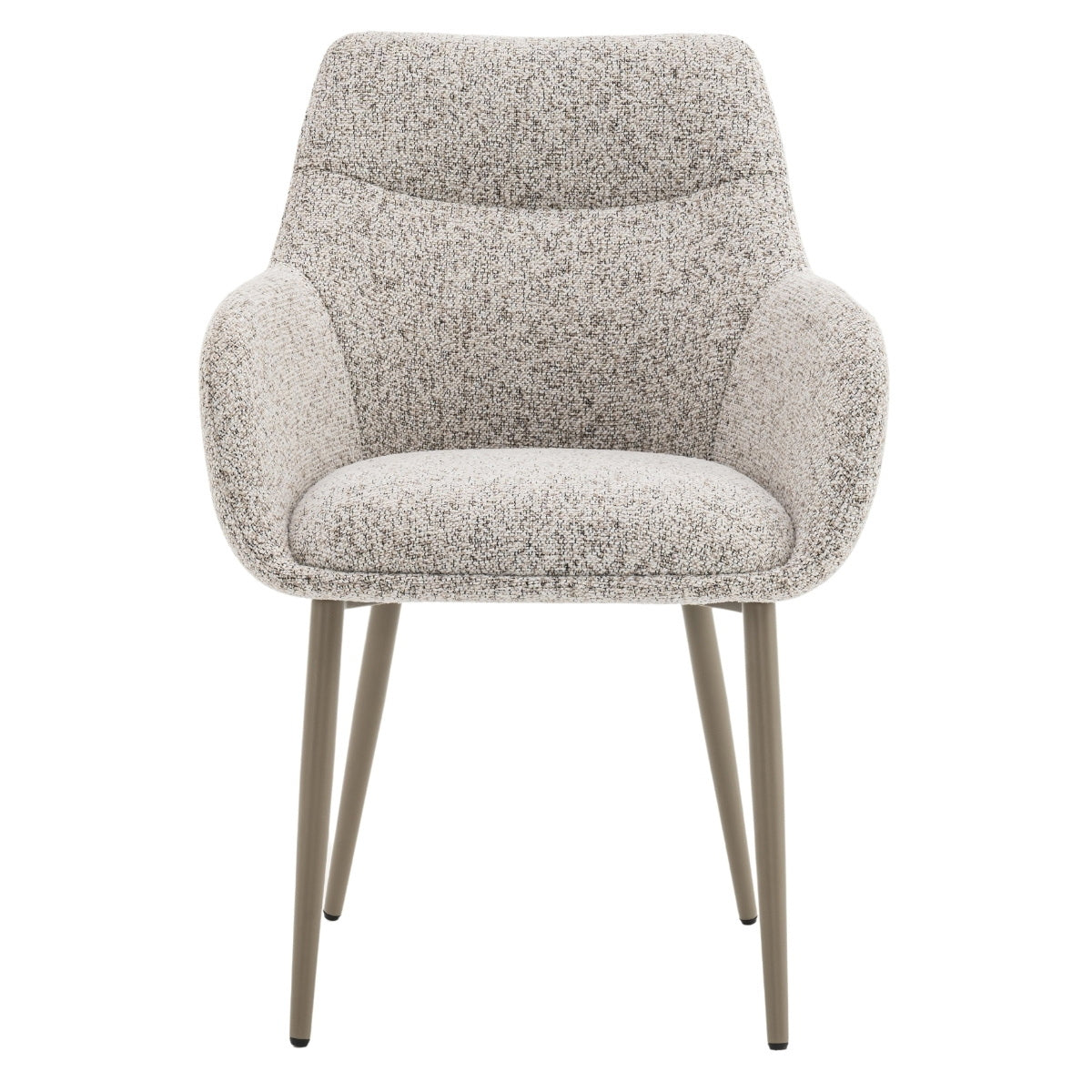 DÉJA Living Eetkamerstoel Noé - Beige/Taupe - Zithoogte 47cm - Set van