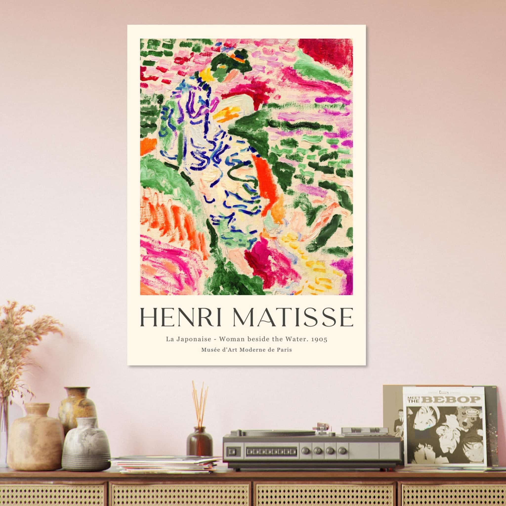 Artfulprints Poster Matisse - La japonaise 1905 - 70x100 cm - Meerkleu