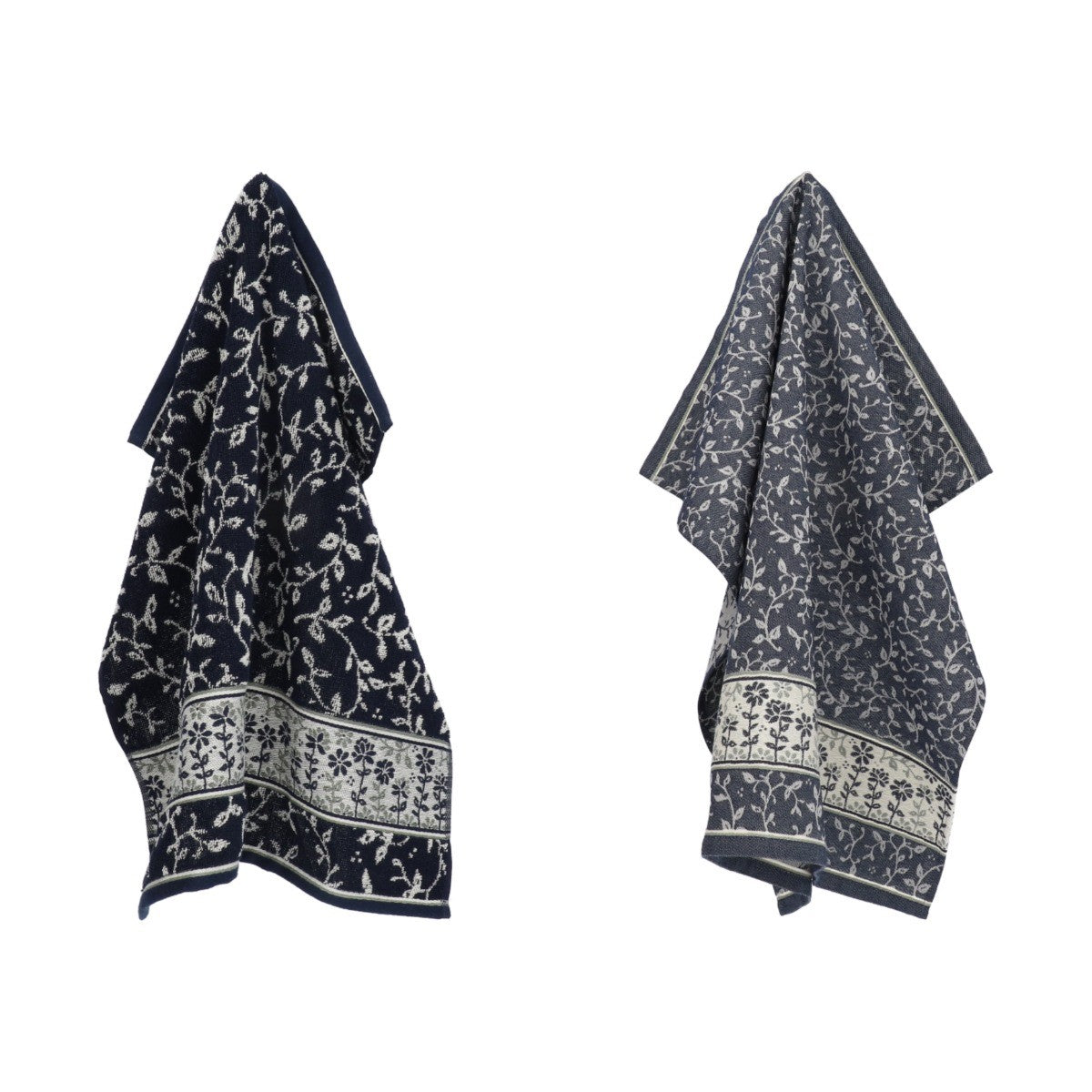 Luxe Keukendoek en Theedoek Daydream Donkerblauw GOTS - Bunzlau Castle