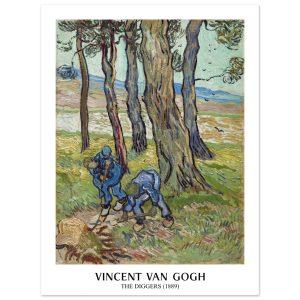 Artfulprints Poster Vincent van Gogh – The diggers – 30×40 cm – Groen Artfulprints Poster Vincent van Gogh – The diggers – 30×40 cm – Groen