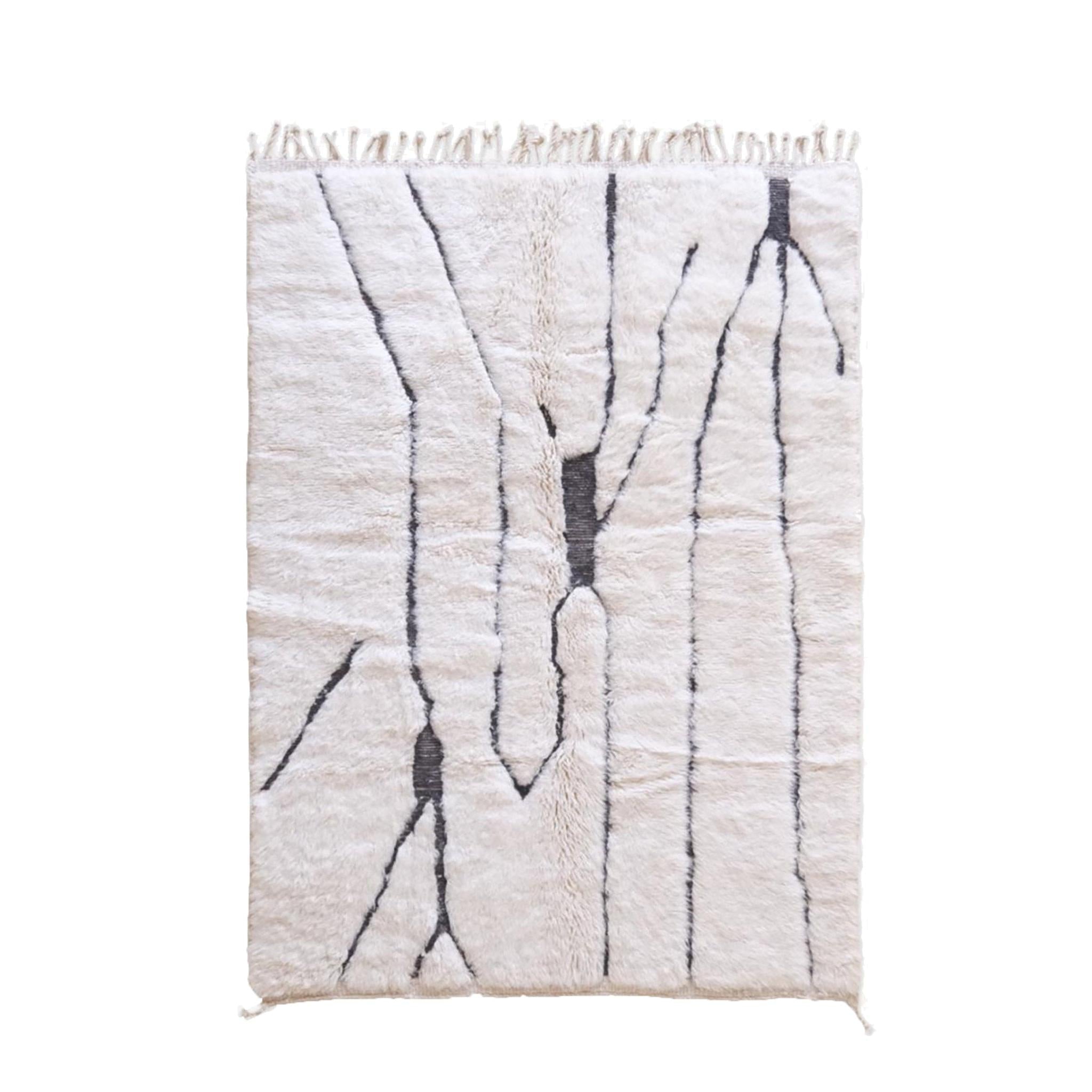 AFK Living vloerkleed Berber - handgemaakt - Wol - 153 x 211 cm