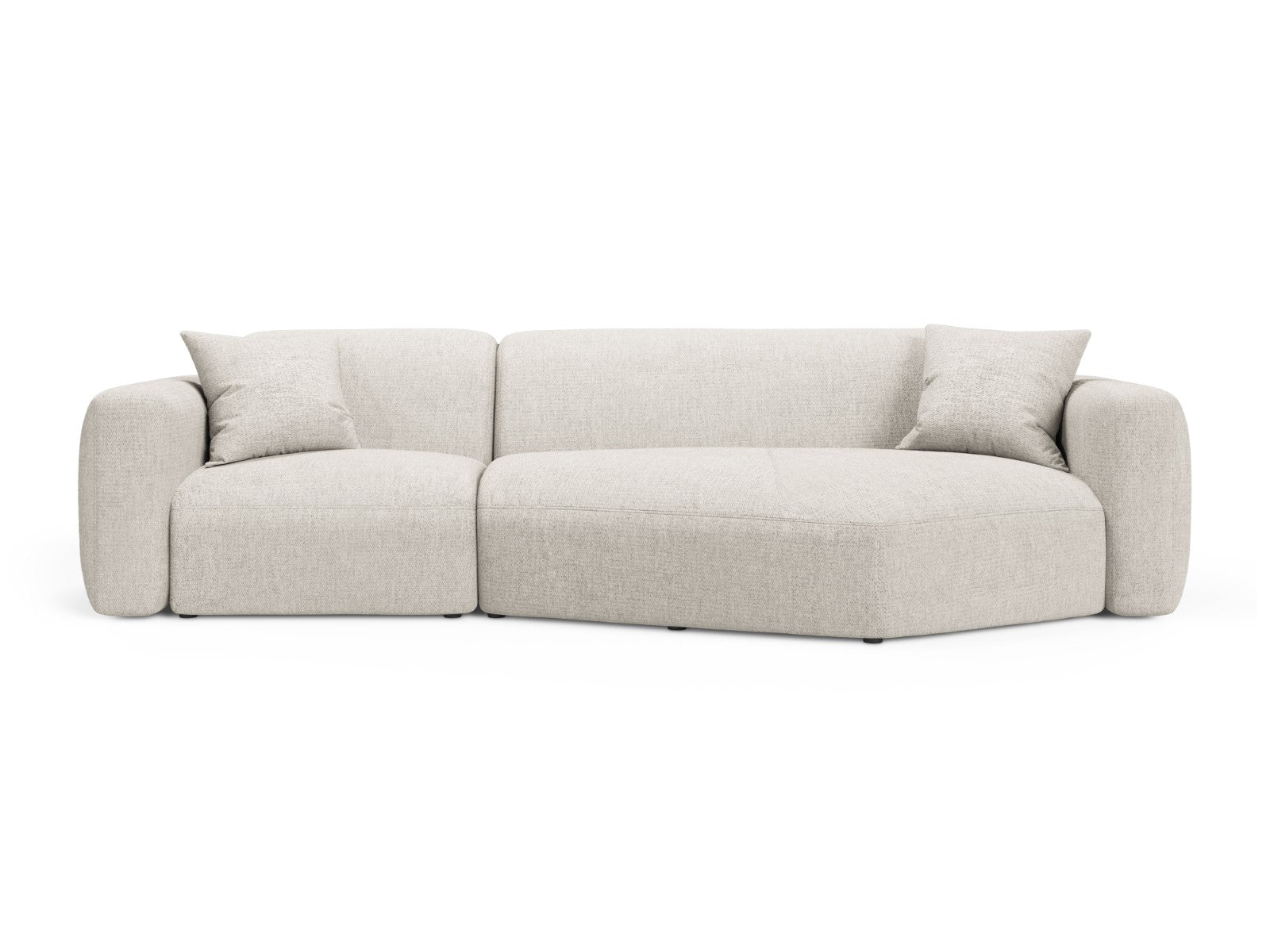 Cosmopolitan Design Modulaire hoekbank rechts Strino 3-zits, structure