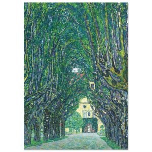 Artfulprints Poster Gustav Klimt – Avenue of Schloss Kammer Park – A4 Artfulprints Poster Gustav Klimt – Avenue of Schloss Kammer Park – A4