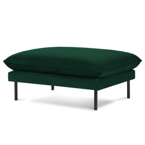 Cosmopolitan Design Poef Vienna flueel, flessengroen – 73x93x43cm Cosmopolitan Design Poef Vienna flueel, flessengroen – 73x93x43cm