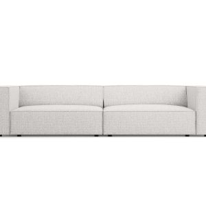 Cosmopolitan Design Bank Arendal 4-zits, chenille, lichtgrijs – 102×24 Cosmopolitan Design Bank Arendal 4-zits, chenille, lichtgrijs – 102×24
